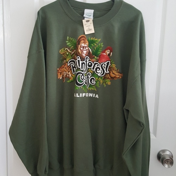 rainforest cafe sweatshirt